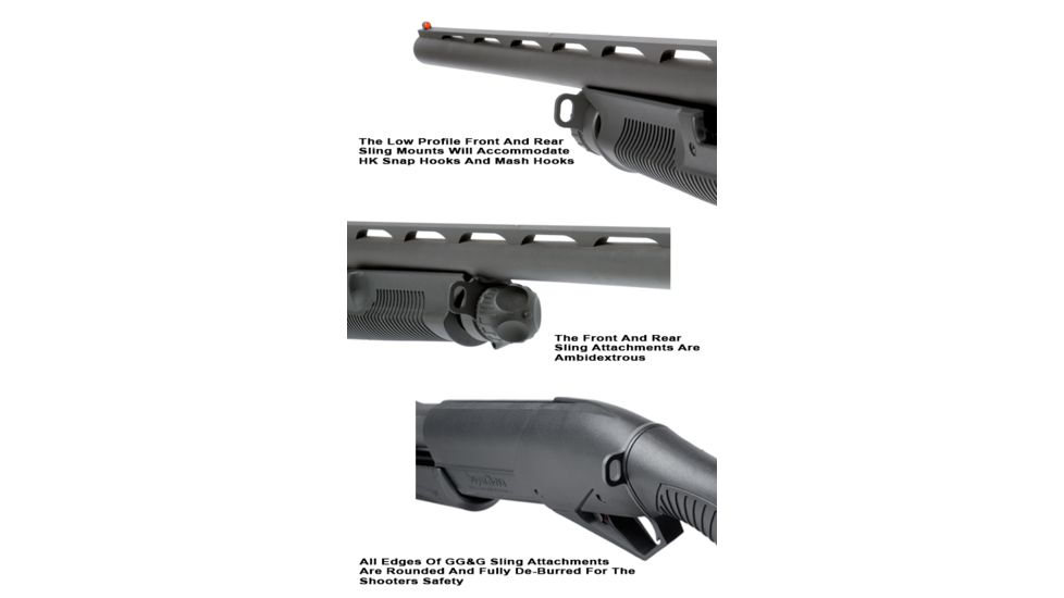 GG&amp;G Benelli Supernova Looped Rear Sling Attachment, Black GGG-1693