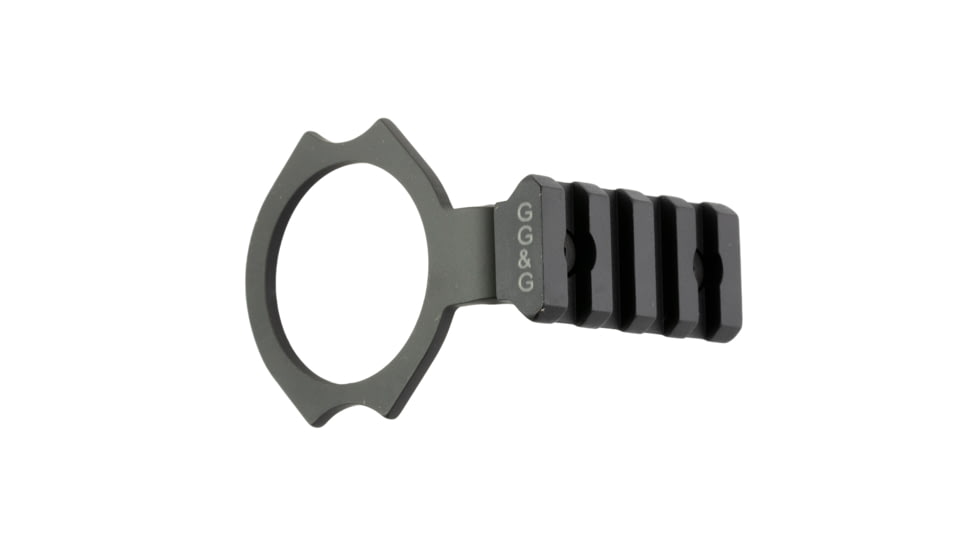GG&amp;G Flashlight Mount, Fits Benelli M4, Anodized Finish, Black