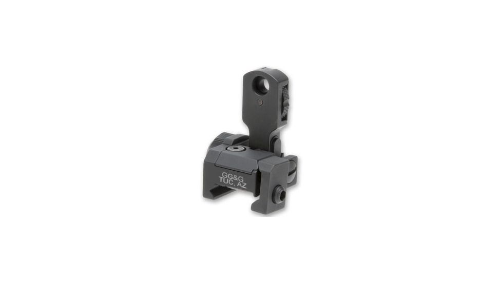 GG&amp;G MAD Top Mounted Deployable Rear Sight, Black, GGG-1006RA