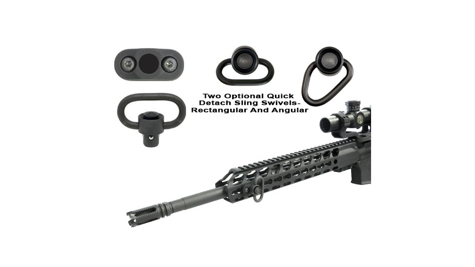 GG&amp;G KeyMod Quick Detach Sling Attachment, Black GGG-1813