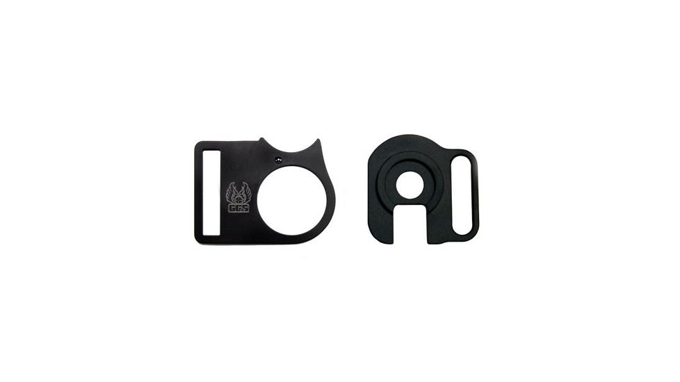 GG&amp;G Mossberg 590 Ambidextrous Front and Rear Sling Attachment, Black GGG 1084 2