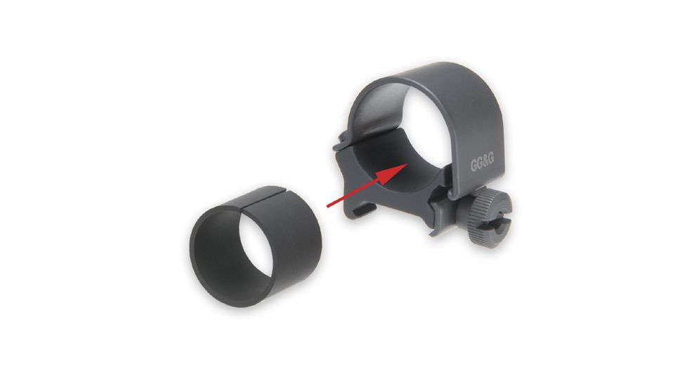 GG&amp;G 1in Flashlight Mounting Ring &amp; .900 Ring Insert GGG-1249