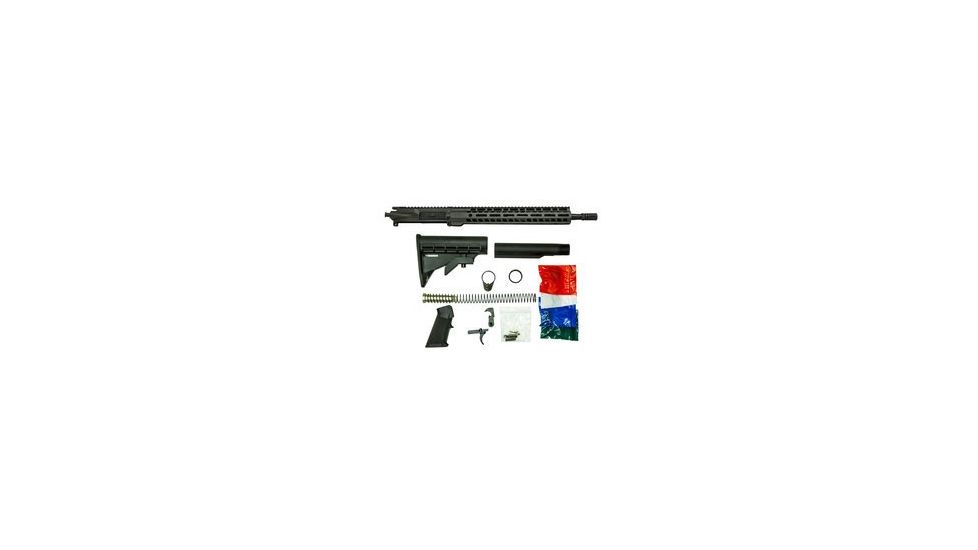 Ghost Firearms Upper Receiver, Rifle Lower Parts Kit, 9mm 9x19 Para, 16in, Carbine , Light HBAR Barrel, 1-10 Twist, 14in M-LOK Free Float Hand Guard, A2 Muzzle Device, OD Green, GF16E14GFR9MMOD-KIT