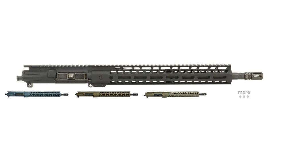 Ghost Firearms Elite 7.62 Upper Receiver, Black, Blue Titanium, Burnt Bronze, Flat Dark Earth, OD Green, Tactical Grape