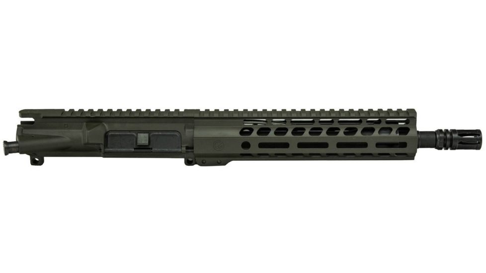Ghost Firearms Elite Complete Upper Receiver, 5.56x45 NATO, 10.5 inch, Carbine Length, 4150 M4 Barrel, 1-7 Twist, 9 inch M-LOK Free Float Hand Guard, A2 Flash Hider, OD Green, GF105E9GFR556OD
