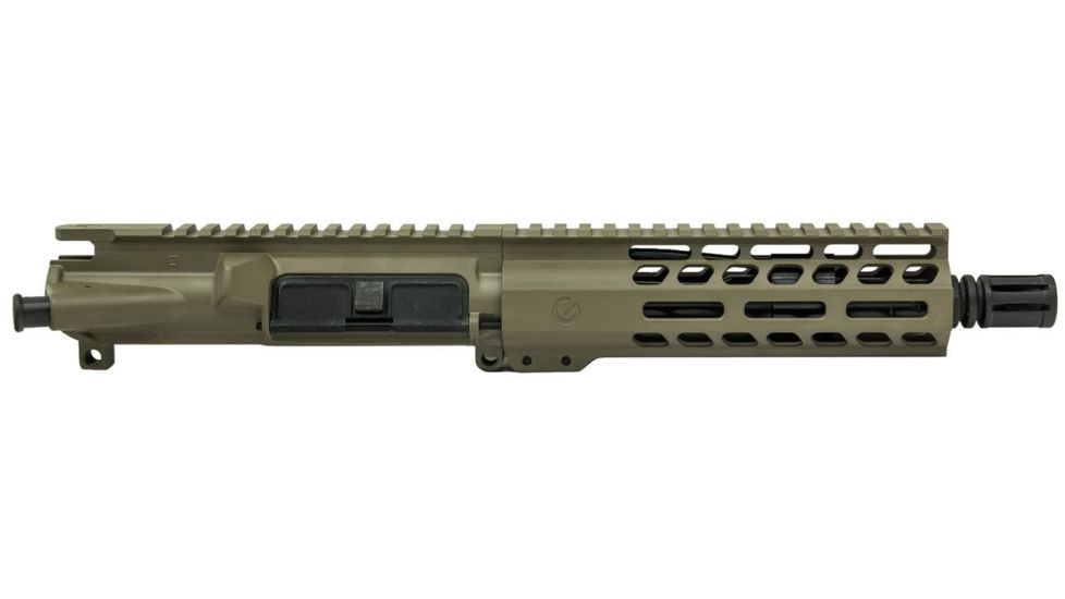 Ghost Firearms Elite Complete Upper Receiver, 5.56x45 NATO, 7.5 inch, Pistol Length, 4150 M4 Barrel, 1-7 Twist, 7 inch M-LOK Free Float Hand Guard, A2 Flash Hider, Flat Dark Earth, GF75E7GFR556FDE