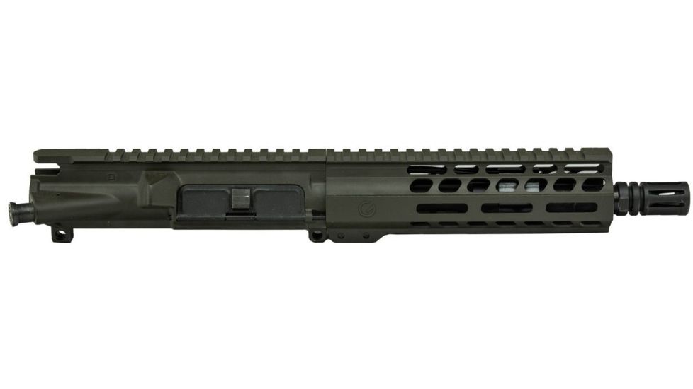 Ghost Firearms Elite Complete Upper Receiver, 5.56x45 NATO, 7.5 inch, Pistol Length, 4150 M4 Barrel, 1-7 Twist, 7 inch M-LOK Free Float Hand Guard, A2 Flash Hider, OD Green, GF75E7GFR556OD