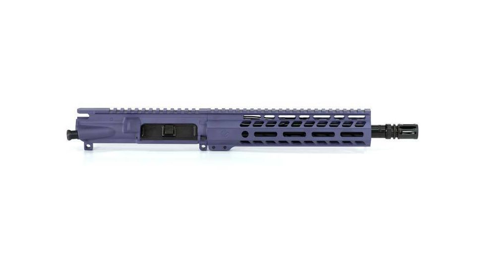 Ghost Firearms Elite Complete Upper Receiver, 7.62x39, 10.5 inch, Carbine Length, 4150 M4 Barrel, 1-10 Twist, 9 inch M-LOK Free Float Hand Guard, A2 Flash Hider, Tactical Grape, GF105E9GFR762GRP