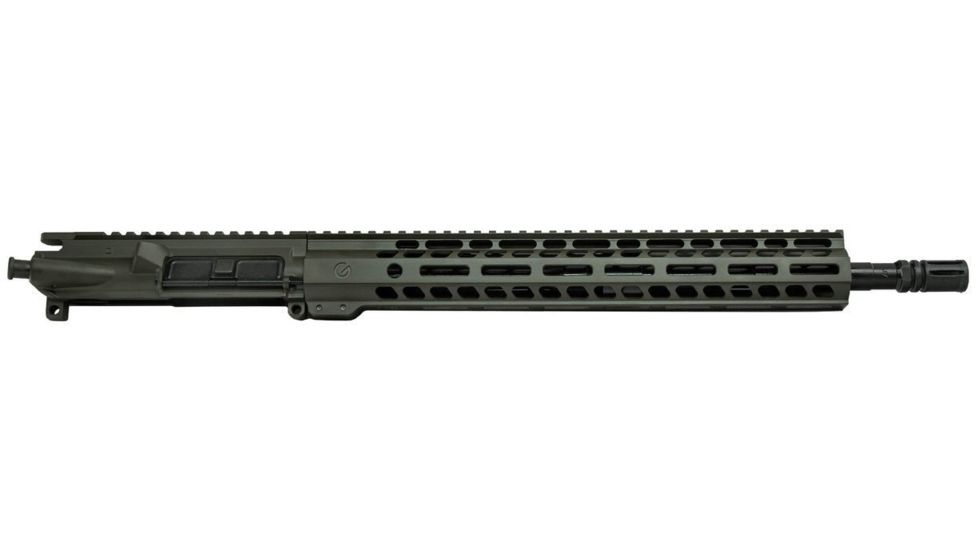 Ghost Firearms Elite Complete Upper Receiver, 9mm 9x19 Para, 16 inch, 4150 Light HBAR Barrel, 1-10 Twist, 14 inch M-LOK Free Float Hand Guard, A2 Flash Hider, OD Green, GF16E14GFR9MMOD