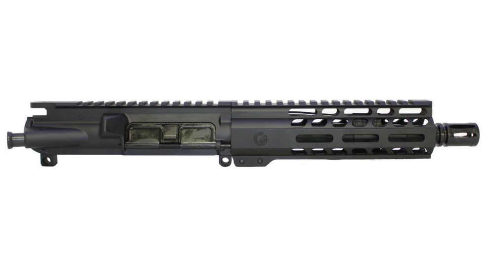 Ghost Firearms Vital Complete Upper Receiver, .300 Blackout, 7.5in, Pistol Length, 4150 Light HBAR Barrel, 1-8 Twist, 7in M-LOK Free Float Hand Guard, A2 Birdcage Flash Hider, Black, GF75V7GFR300