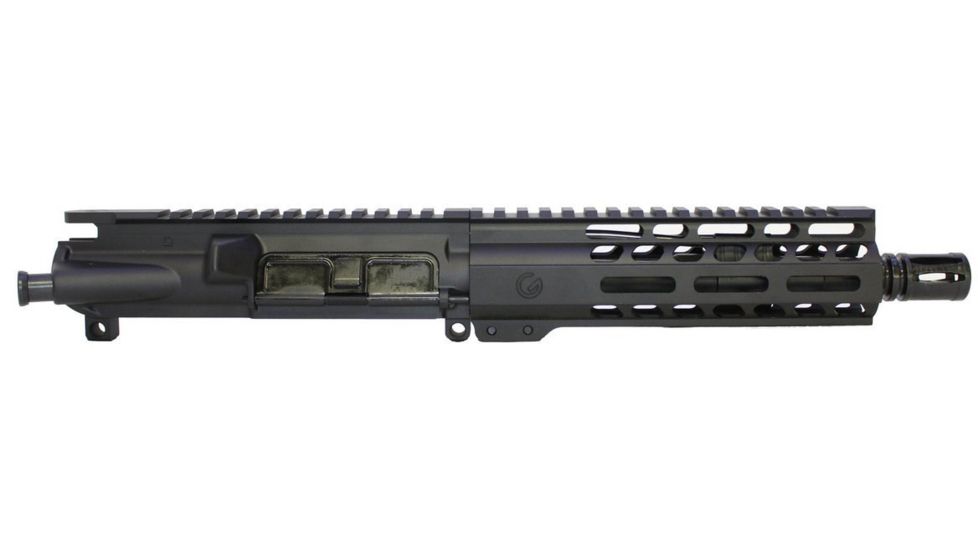 Ghost Firearms Vital Upper Receiver, 5.56x45 NATO, 7.5 inch, Pistol Length, 4150 M4 Barrel, 1-7 Twist, 7 inch M-LOK Free Float Hand Guard, A2 Birdcage Flash Hider, Black, GF75V7GFR556