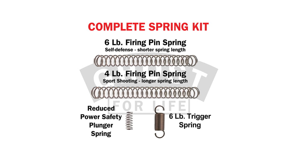 Ghost Inc Angel 3.0 Complete Trigger Kit, Glock Gen 1-5, Silver, GHO_ANGELTK