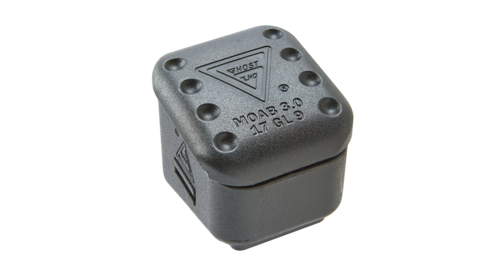Ghost Inc Magpul PMAG 17 9mm +6 Rounds Rifle Magazine Extension, Black, 6, GHOPM176MOABBLK