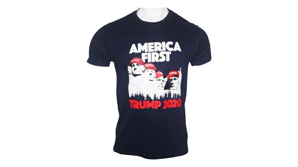 Gi Men's T-shirt Trump America First X-large Navy Blue