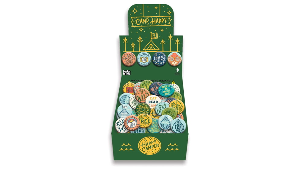 Gibbs Camp Button Box, Camp Happy Buttons, 120 Pack, 9781423651284