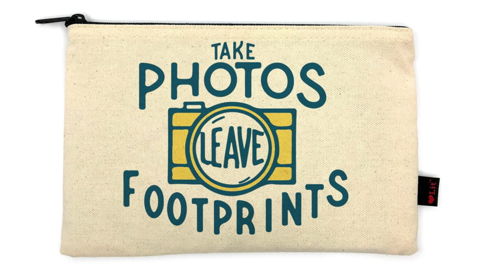 Gibbs Take Photos Pencil Pouch, Natural Cotton, 9.5 x 6in, 9781423652021
