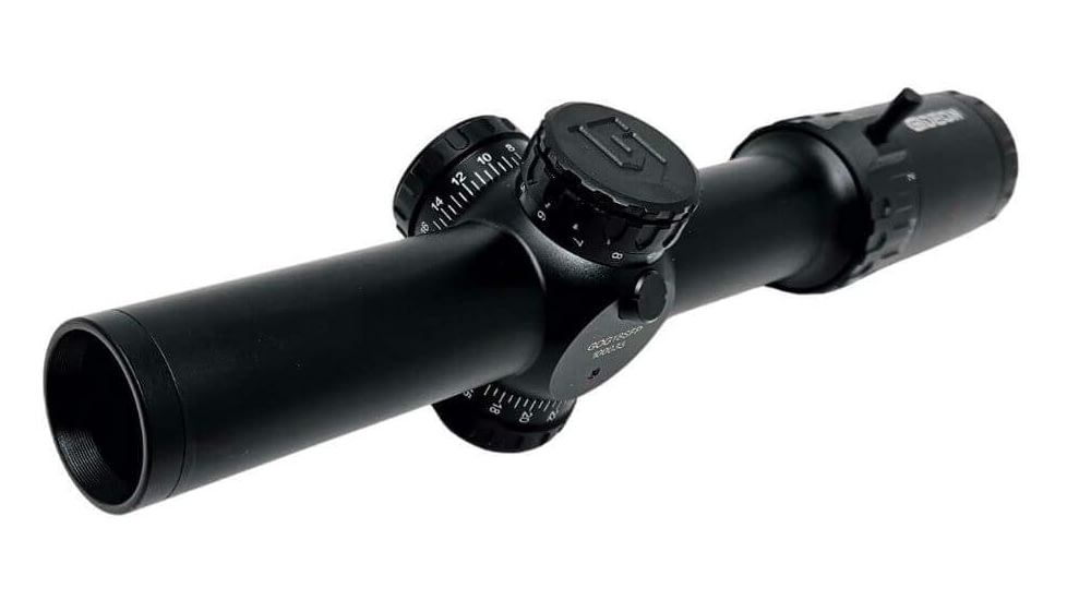 Gideon Optics Guardian 1-8x24mm LPVO 30mm Tube Rifle Scope, Second Focal Plane, Glass-Etched Reticle, Black, GOG18SFP