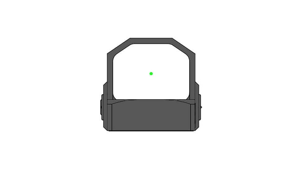 Gideon Optics Judge Reflex Sights, 3 MOA Green Dot Reticle, Black, JD10GN