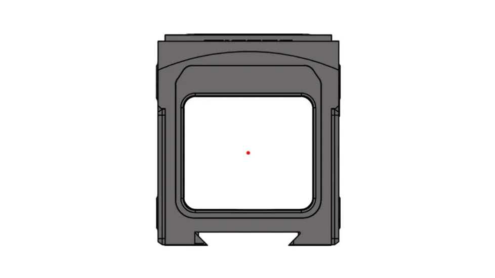 Gideon Optics Mediator II 21.4x18.8mm Closed Emitter Reflex Red Dot Sight, 3 MOA Red Dot + 28 MOA Circle, Black, MD20RD