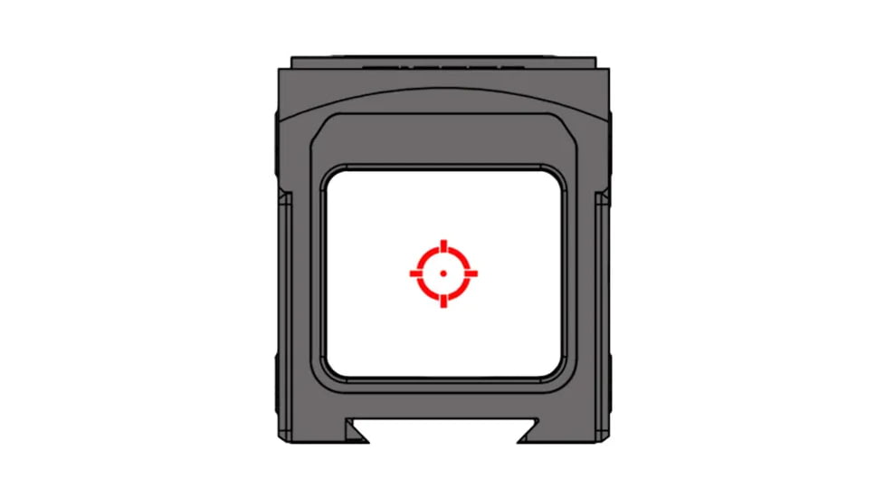 Gideon Optics Mediator II 21.4x18.8mm Closed Emitter Reflex Red Dot Sight, 3 MOA Red Dot + 28 MOA Circle, Black, MD20RD