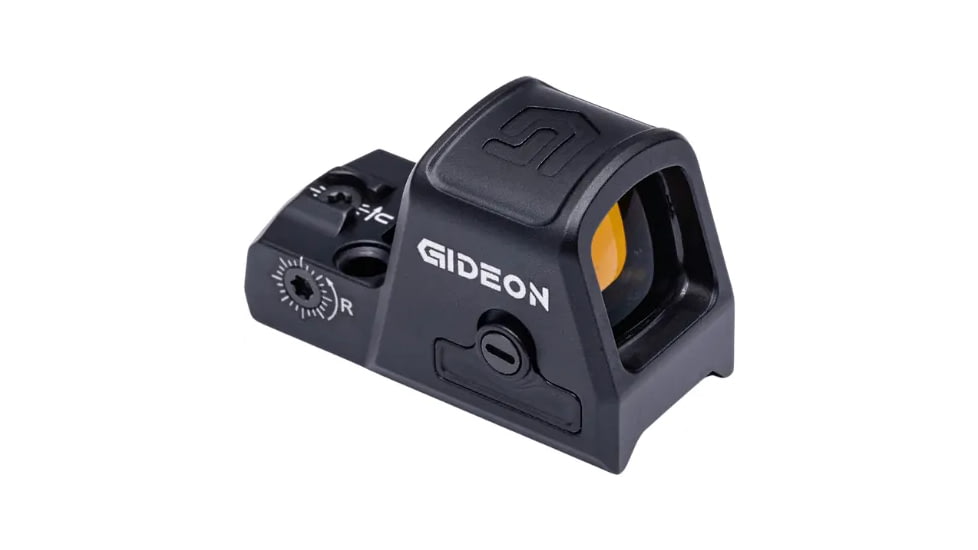Gideon Optics Pebble Reflex Red Dot Sight, 1x14.8x15.2mm, Red Beam, 3 MOA Dot, Black, PB10RD