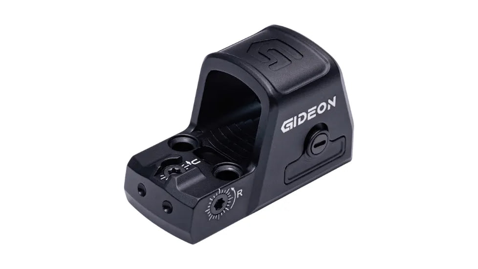 Gideon Optics Pebble Reflex Red Dot Sight, 1x14.8x15.2mm, Red Beam, 3 MOA Dot, Black, PB10RD