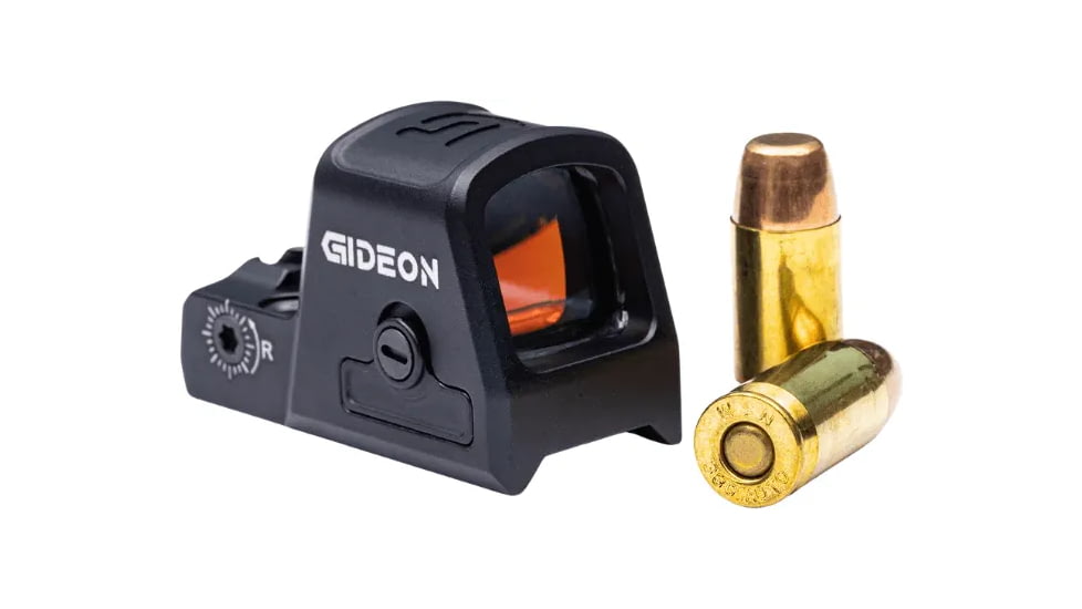 Gideon Optics Pebble Reflex Red Dot Sight, 1x14.8x15.2mm, Red Beam, 3 MOA Dot, Black, PB10RD