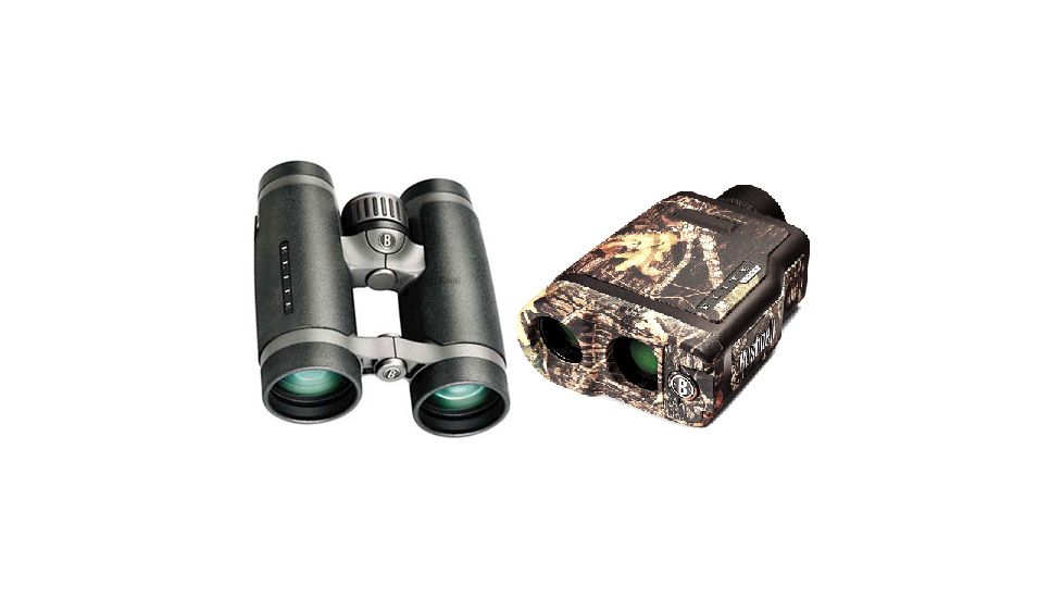 2-PC Elite Bushnell Hunting Gift Package - Bushnell Elite Hunting Laser Rangefinder 205101 , Bushnell 8x43 Binoculars 624208