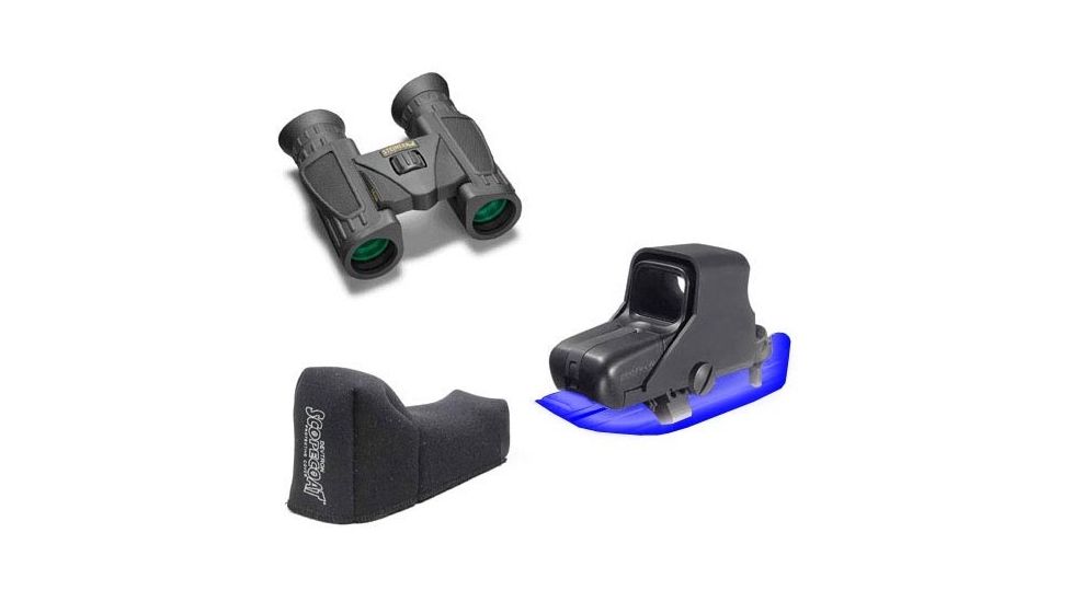 3-PC Fighter Military Gift Package - Steiner 10x26 Binoculars 236, EOTech HOLOgraphic Weapon Sight 511-A65 KIT, ScopeCoat EOTech Covers