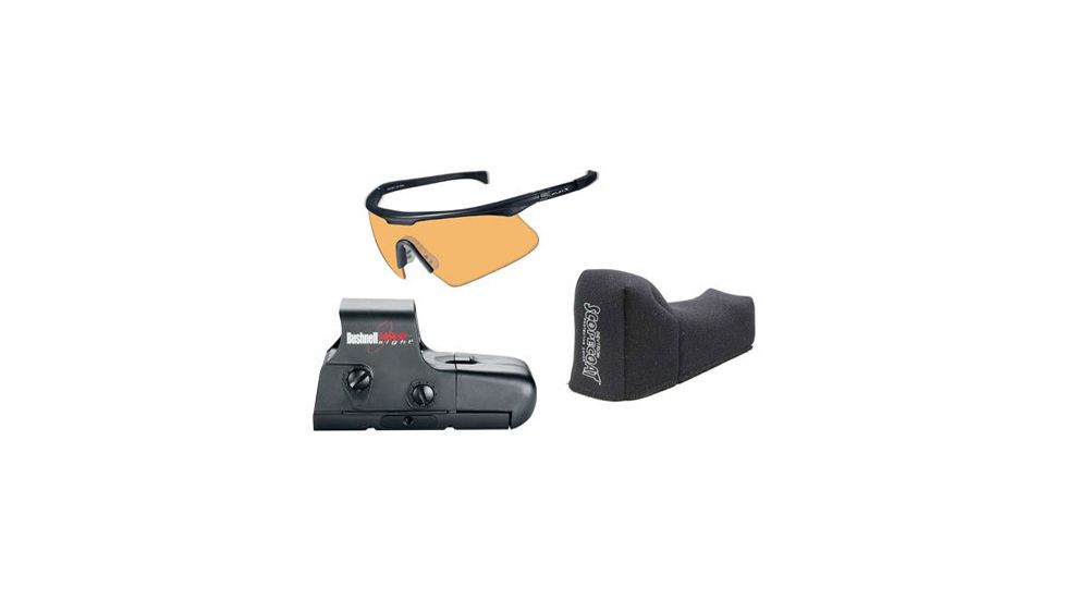 3-PC HOLOsight Military Gift Package - Bushnell HOLOsight, Wiley X PT-1, ScopeCoat Sight Protector