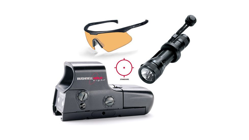 3-PC Perfect Vision Military Gift Package - Bushnell HOLOsight, Wiley X PT-1, Streamlight NF-2