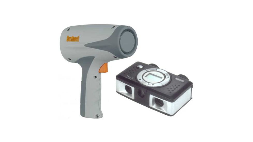 2-PC Sport Optics Gift Package - Bushnell Speedster Radar Gun 101900 and Bushnell Image Capture 7x18 Pocket Imageview Binoculars 110718