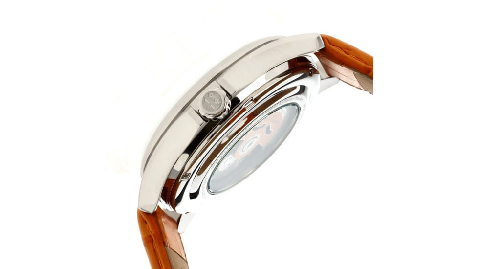 Giorgio Fedon 1919 Fedonmatic VI Mens Watch, Black Dial, Orange Leather Band GIOGFBH001