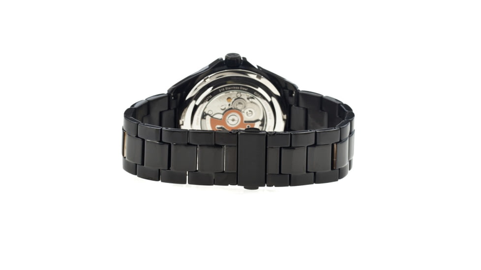 Giorgio Fedon 1919 Fedonmatic VI Mens Watch, Black Dial, Black Stainless Steel Band GIOGFBH006