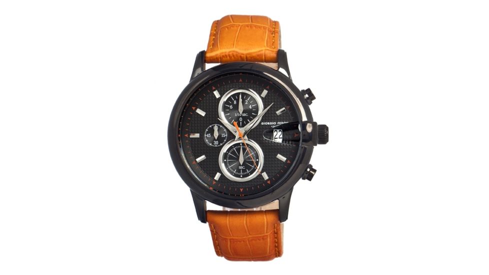 Giorgio Fedon 1919 Gfac007 Hawk Eye Mens Watch, Black GIOGFAC007