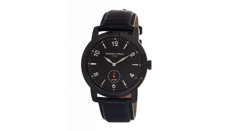 Giorgio Fedon 1919 Gfag003 Vintage IV Mens Watch, Black GIOGFAG003