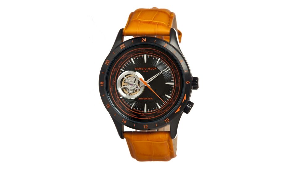 Giorgio Fedon 1919 Gfaj001 Traveler Mens Watch, Black GIOGFAJ001