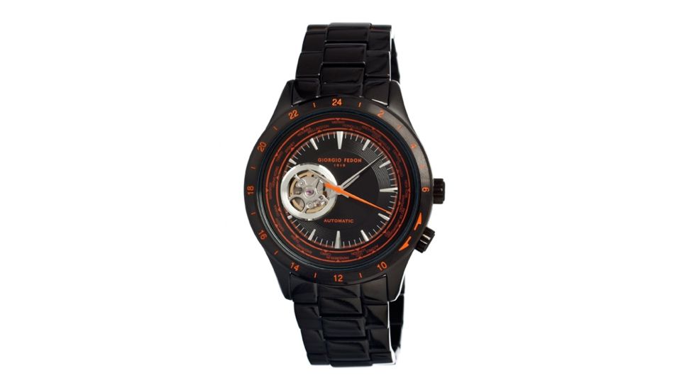 Giorgio Fedon 1919 Gfaj005 Traveler Mens Watch, Black GIOGFAJ005