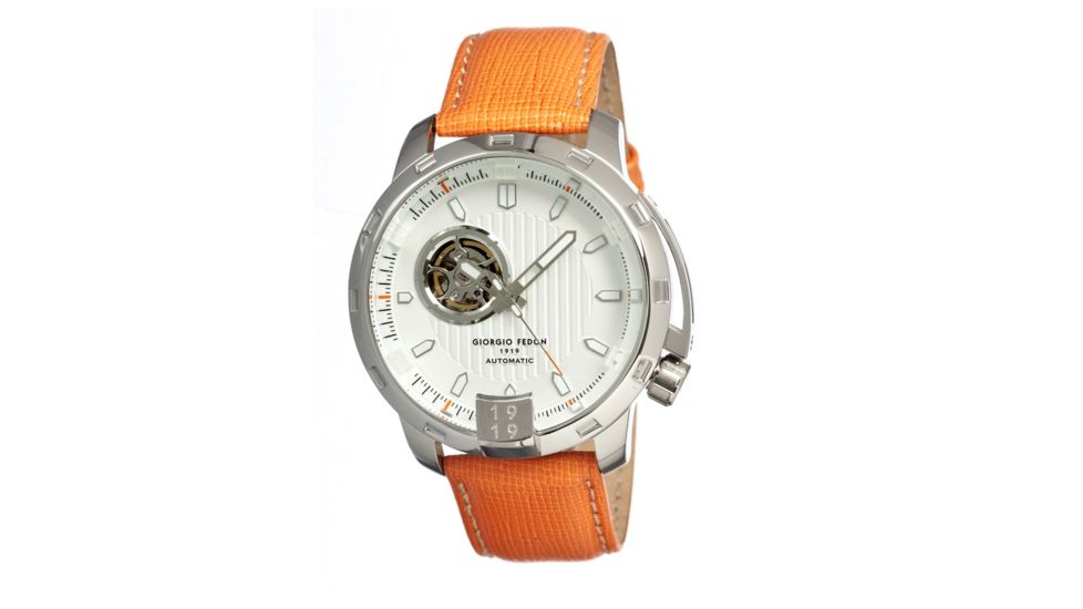 Giorgio Fedon 1919 Gfaq004 Mechanical III Mens Watch, Silver GIOGFAQ004