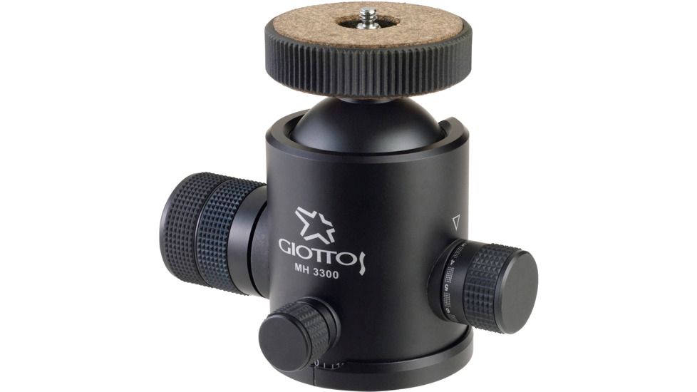 Giottos Compact Ball Head MH3300 w/ Mount MH550C - MH3300-550C