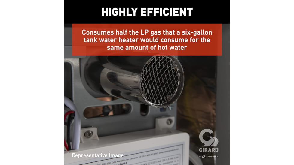 Girard On-Demand Gswh-2 Tankless RV Water Heater, 2GWHAM