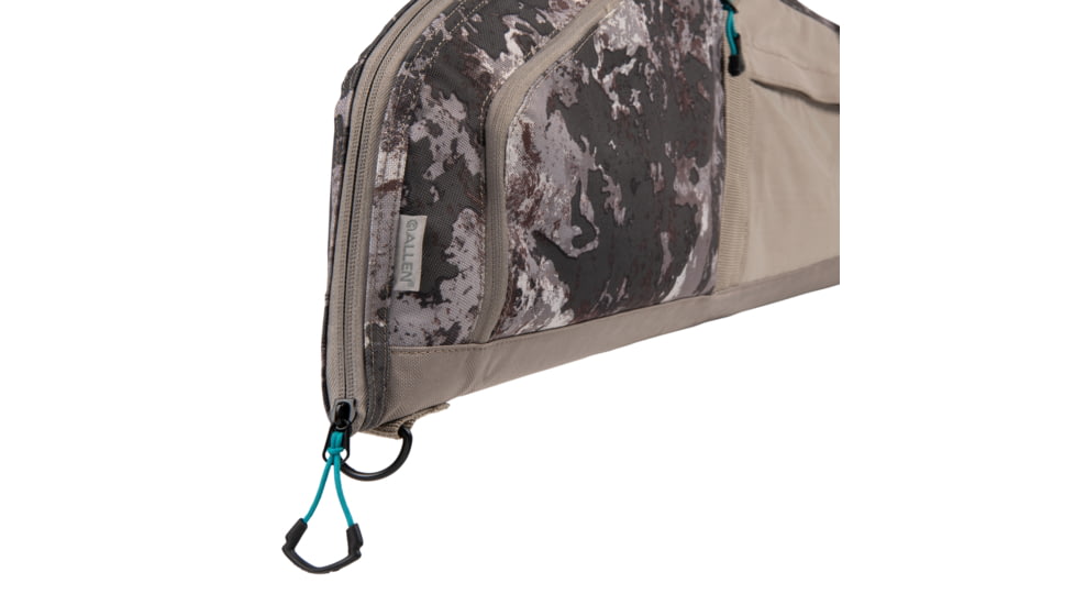 Girls With Guns Artemis Rifle Case w/Lockable Zipper and D-ring, 46in Long, Foam Padding, Plush Interior Lining, Flap pocket, Shade 2.0 Camo, 1112-46