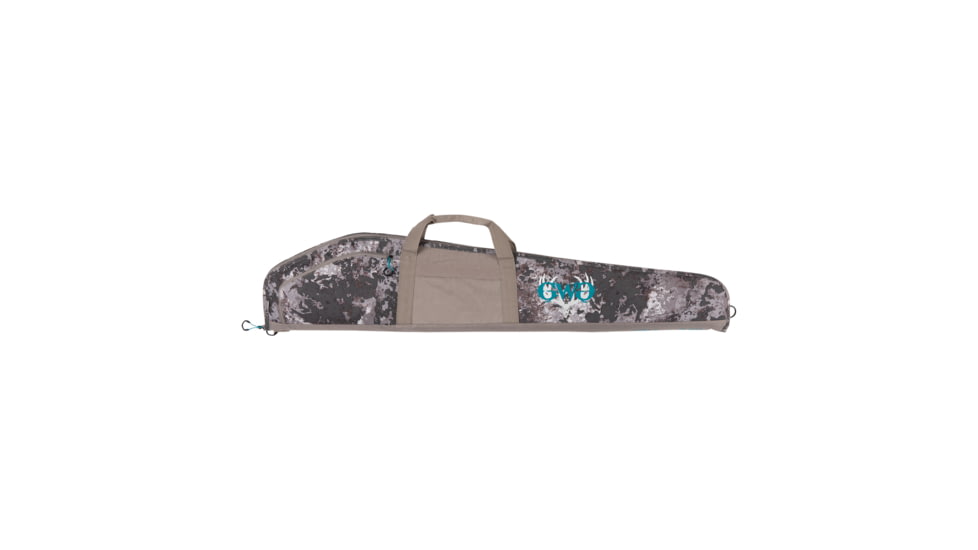 Girls With Guns Artemis Rifle Case w/Lockable Zipper and D-ring, 46in Long, Foam Padding, Plush Interior Lining, Flap pocket, Shade 2.0 Camo, 1112-46
