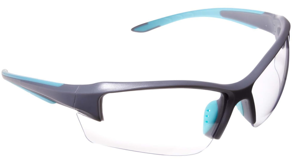 Girls With Guns Assure Protective Safety Glasses &amp; Earmuffs Combo Set, Gray/Teal/Black, One Size, 2388