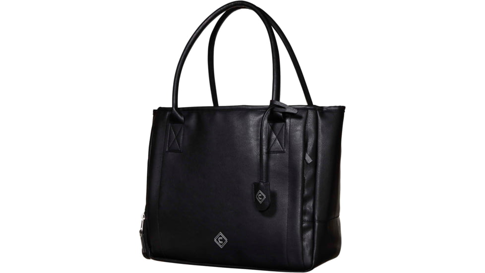 Girls With Guns Cosmic Tote, Lockable Concealed Carry, Black, 15.3 in x 12.5 in x 7 in, 8231