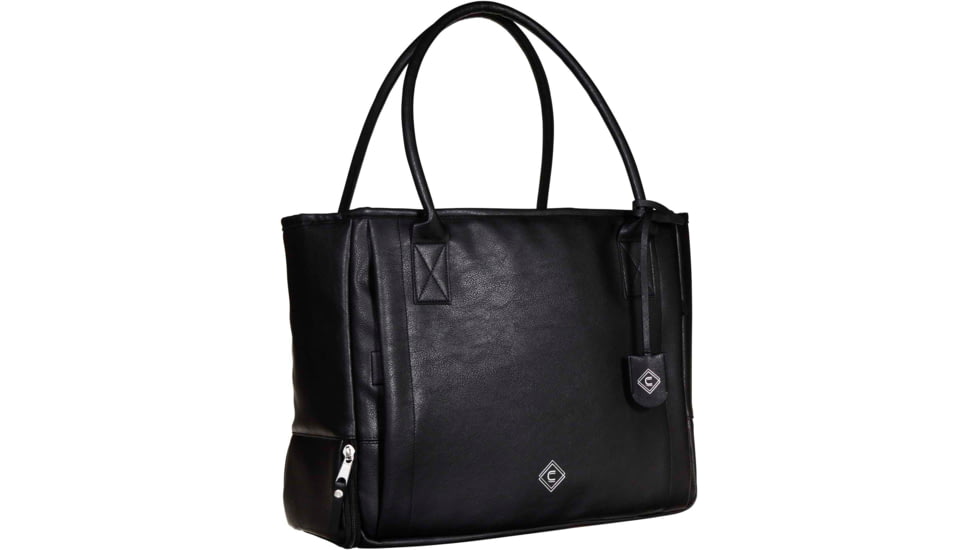Girls With Guns Cosmic Tote, Lockable Concealed Carry, Black, 15.3 in x 12.5 in x 7 in, 8231