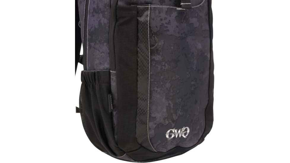 Girls With Guns Midnight Deluxe Backpack w/ Lockable Concealed Carry, Black/Shade Blackout Camo, 10 in x 19 in x 7.5 in, 70637