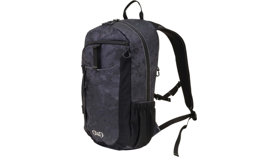 Girls With Guns Midnight Deluxe Backpack w/ Lockable Concealed Carry, Black/Shade Blackout Camo, 10 in x 19 in x 7.5 in, 70637