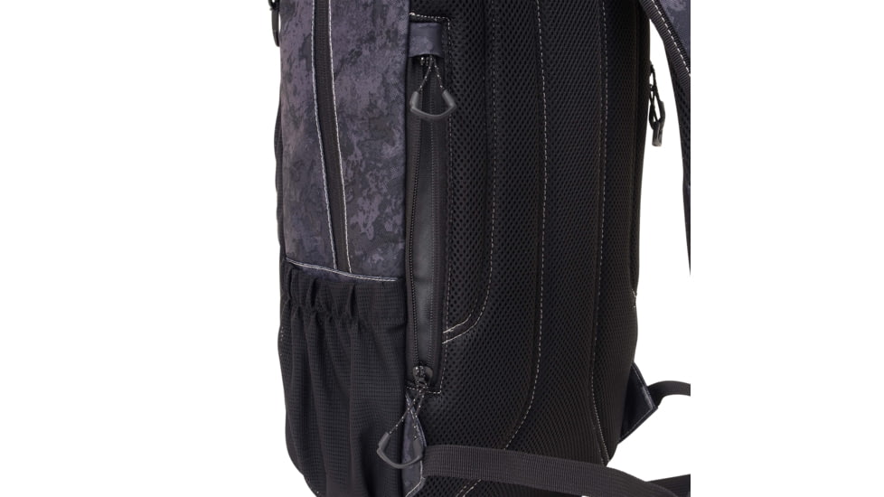 Girls With Guns Midnight Deluxe Backpack w/ Lockable Concealed Carry, Black/Shade Blackout Camo, 10 in x 19 in x 7.5 in, 70637