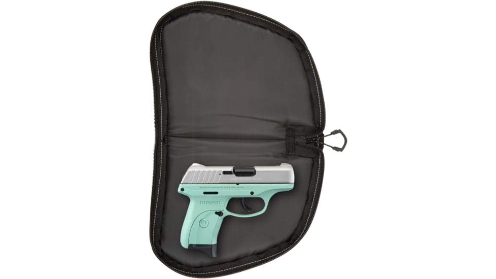 Girls With Guns Midnight Lockable Handgun Case, 8in Handguns, Black/Shade Blackout Camo, 8.25 in x 6.5 in, 907-8